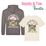 Matching Personalised Hoodie and Tee Bundle