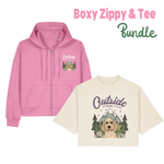 Personalised Organic Boxy Tee & Zippy Bundle - Save 10%