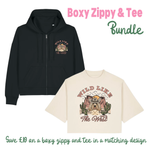 Wild Like the West Personalised Boxy Tee & Zippy Bundle