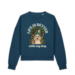 Personalised Life is Better Forest Premium Organic Sweatshirt