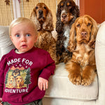 Made to adventure Kids Sweatshirt