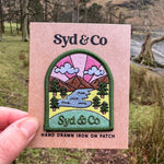 Lake District Landscape Patch - Buttermere Iron-On Embroidered Patch
