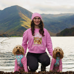 Personalised Life is Better Lakes Premium Organic Sweatshirt