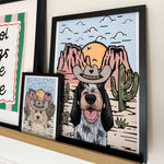 Personalised Wild Like the West Print