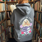 Personalised Court of Paws Vintage Wash Hoody