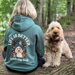 Forest Life is Better With Your Dog Personalised Hoody