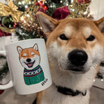 Personalised Dog Lover Christmas Mug