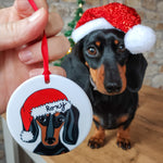 Merry Woofmas Ceramic Tree Decoration