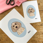 Personalised Pet Cameo Print
