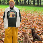 Personalised Front Print Made for Adventure Sweatshirt