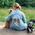 Wildflower Life is Better Personalised Denim Jacket | Syd&Co