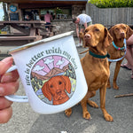 Life is Better Enamel Mug