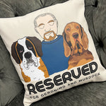 Personalised Dog Dad Cushion