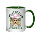 Lakes Life is Better With My Dog Ceramic mug