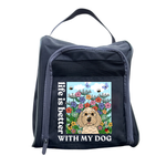 Wildflower Life is better with my dog boot bag