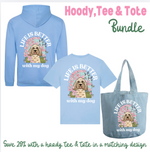 Matching Personalised Hoodie, Tee & Tote Bundle