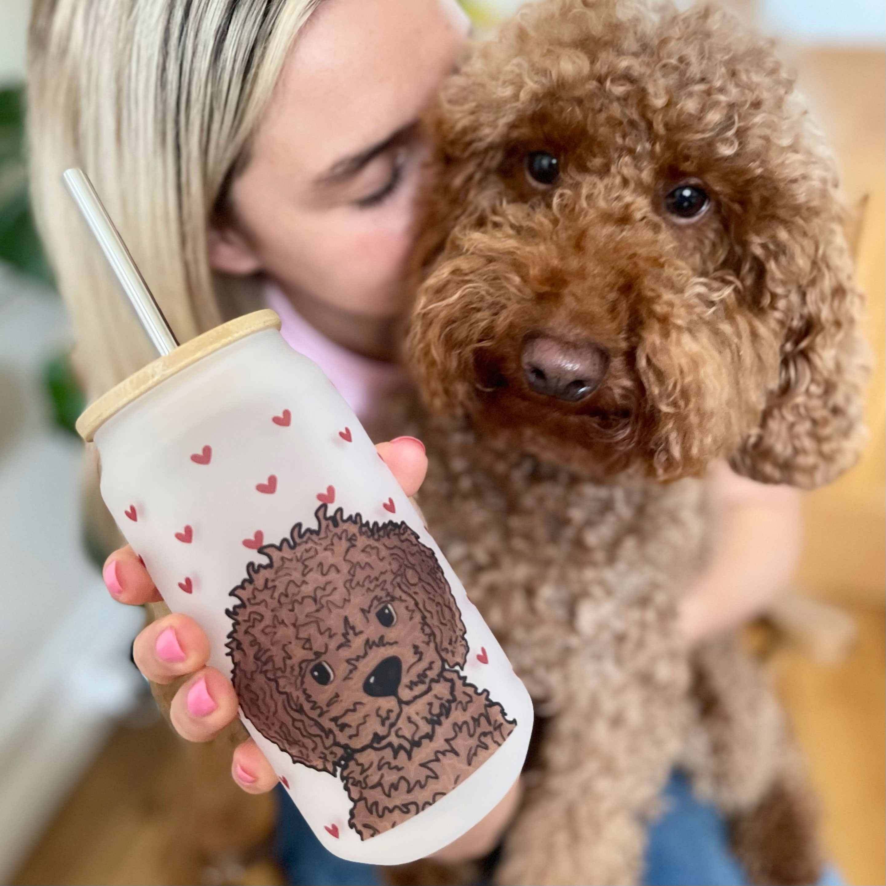 Dainty Heart Dog Mum Ice cup