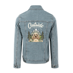 Outside is Where it's At Personalised Denim Jacket | Syd&Co