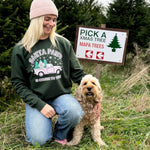 Green Personalised Santa Paws Sweatshirt