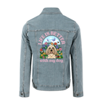 Life is Better Personalised Denim Jacket | Syd&Co