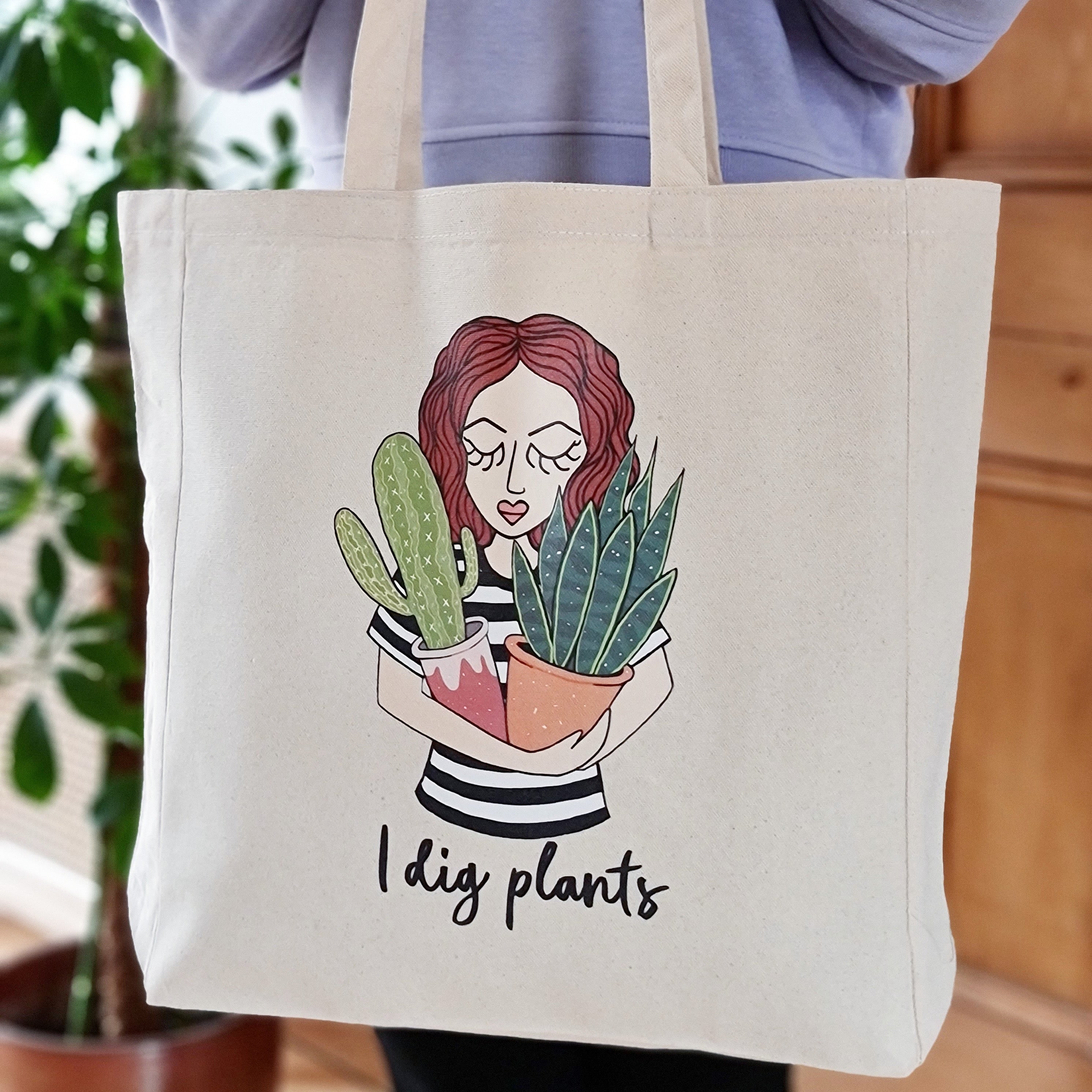 Personalised Plant Lady Tote