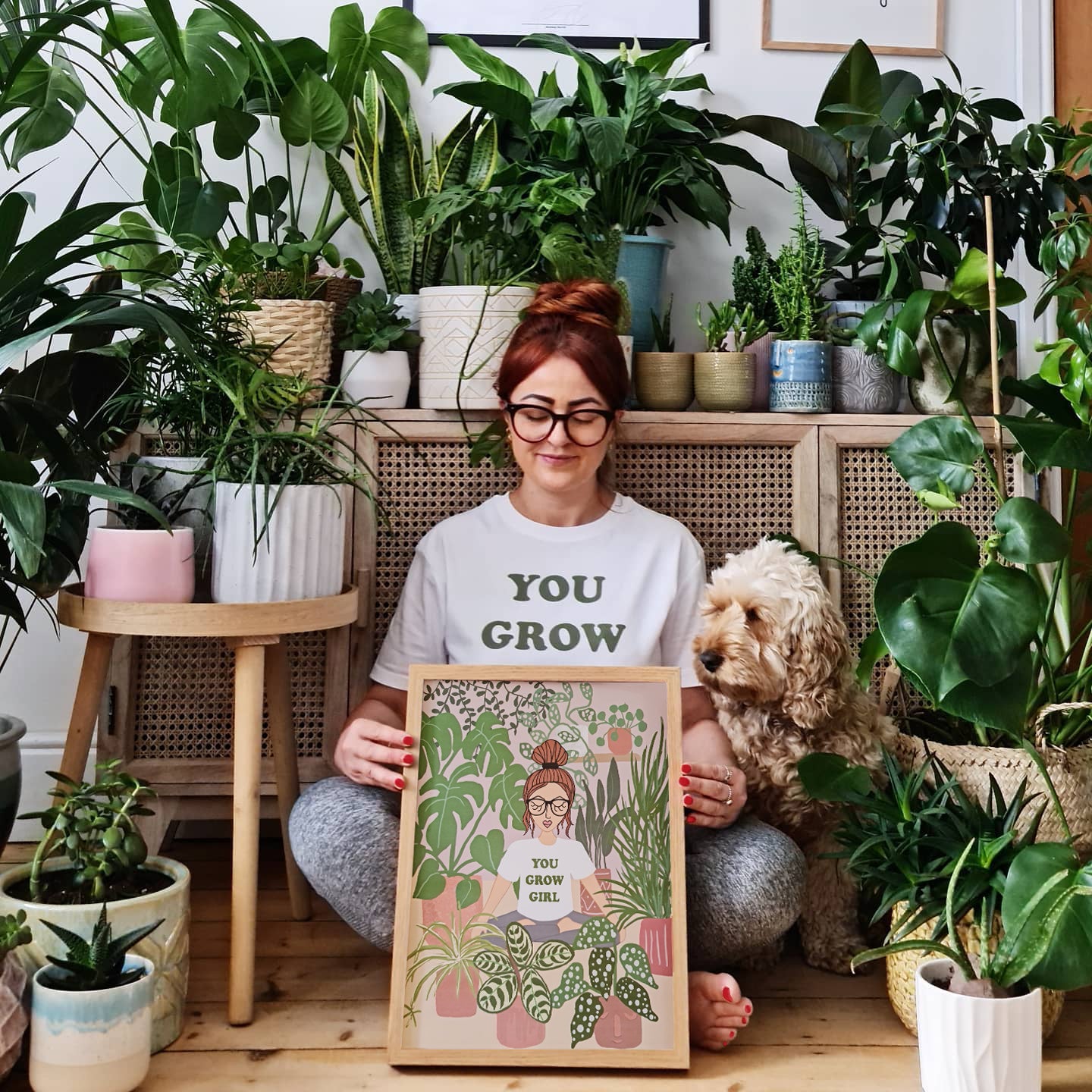 Personalised Crazy Plant Lady Print