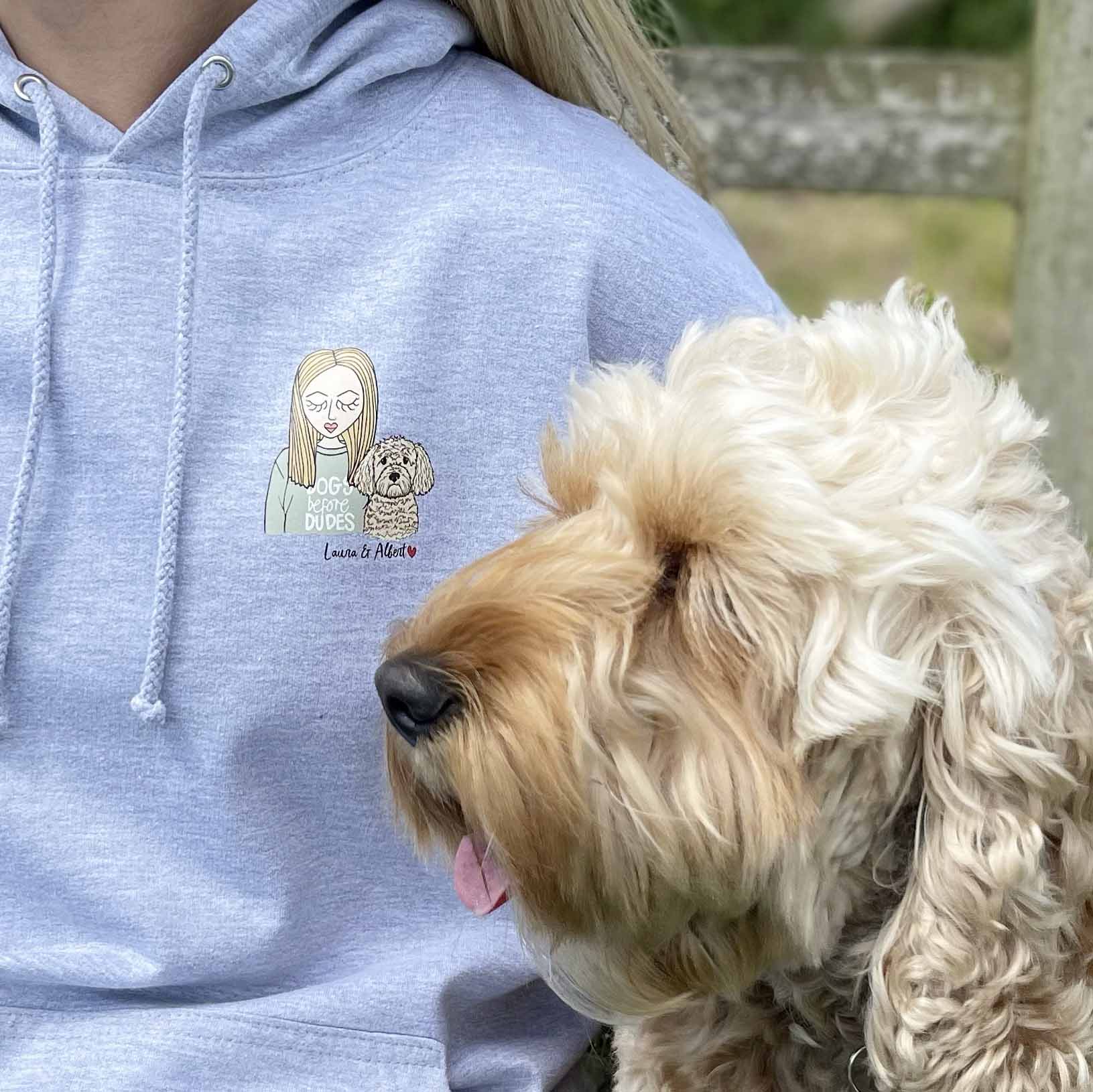 Personalised You and Your Dog Hoody