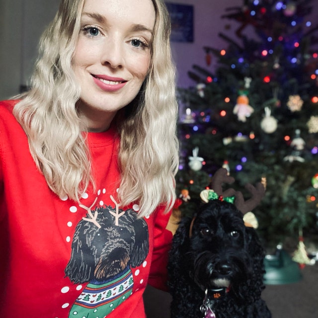 Personalised Dog Lover Christmas Jumper