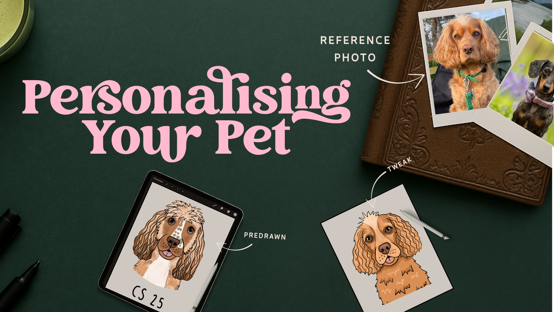 Personalising your pet - Should I choose a tweak or a bespoke drawing?