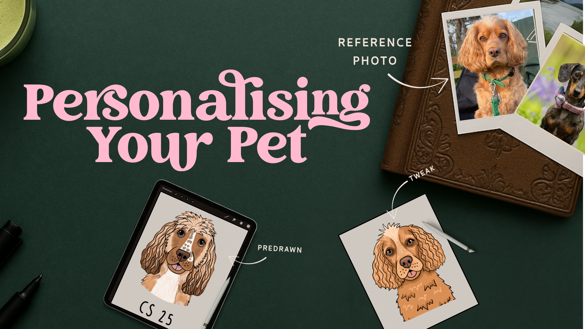 Personalising your pet - Should I choose a tweak or a bespoke drawing?