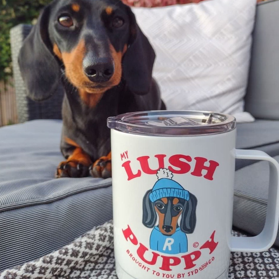 My Lush Puppy Personalised Dog Travel Mug