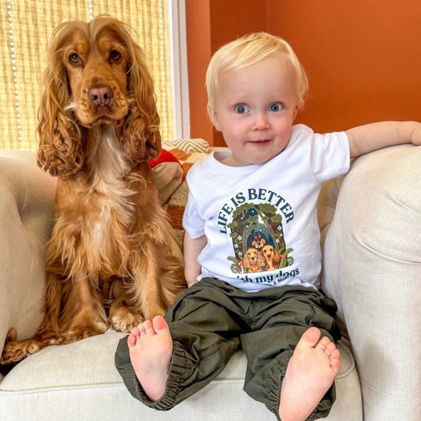 Kids Life Is Better baby and toddler T Shirt