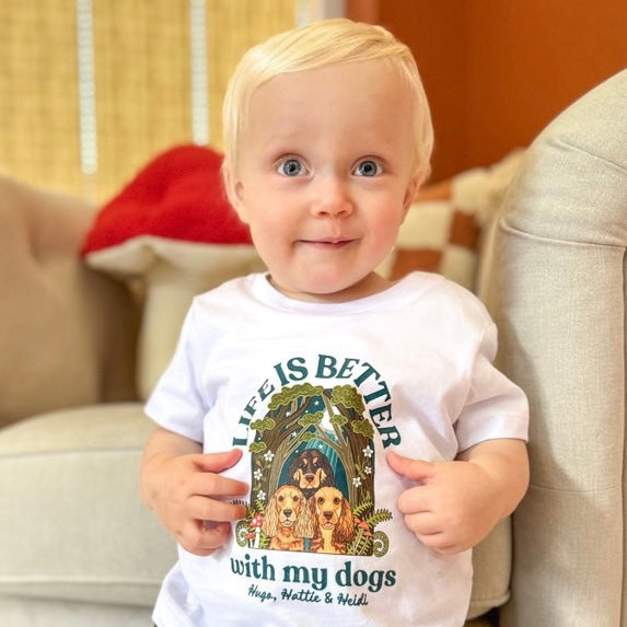 Kids Life Is Better baby and toddler T Shirt