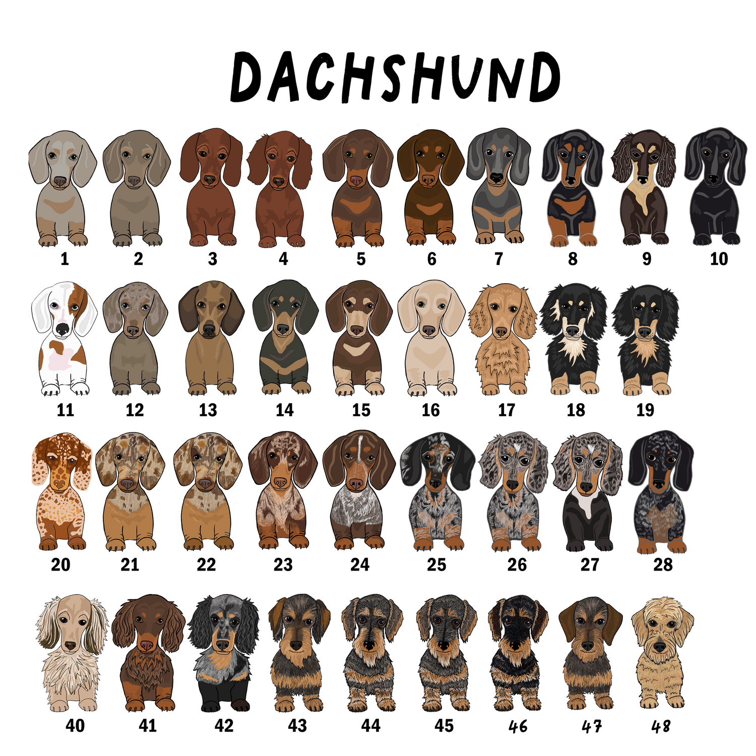 Personalised Dachshund Through the Snow Sweatshirt