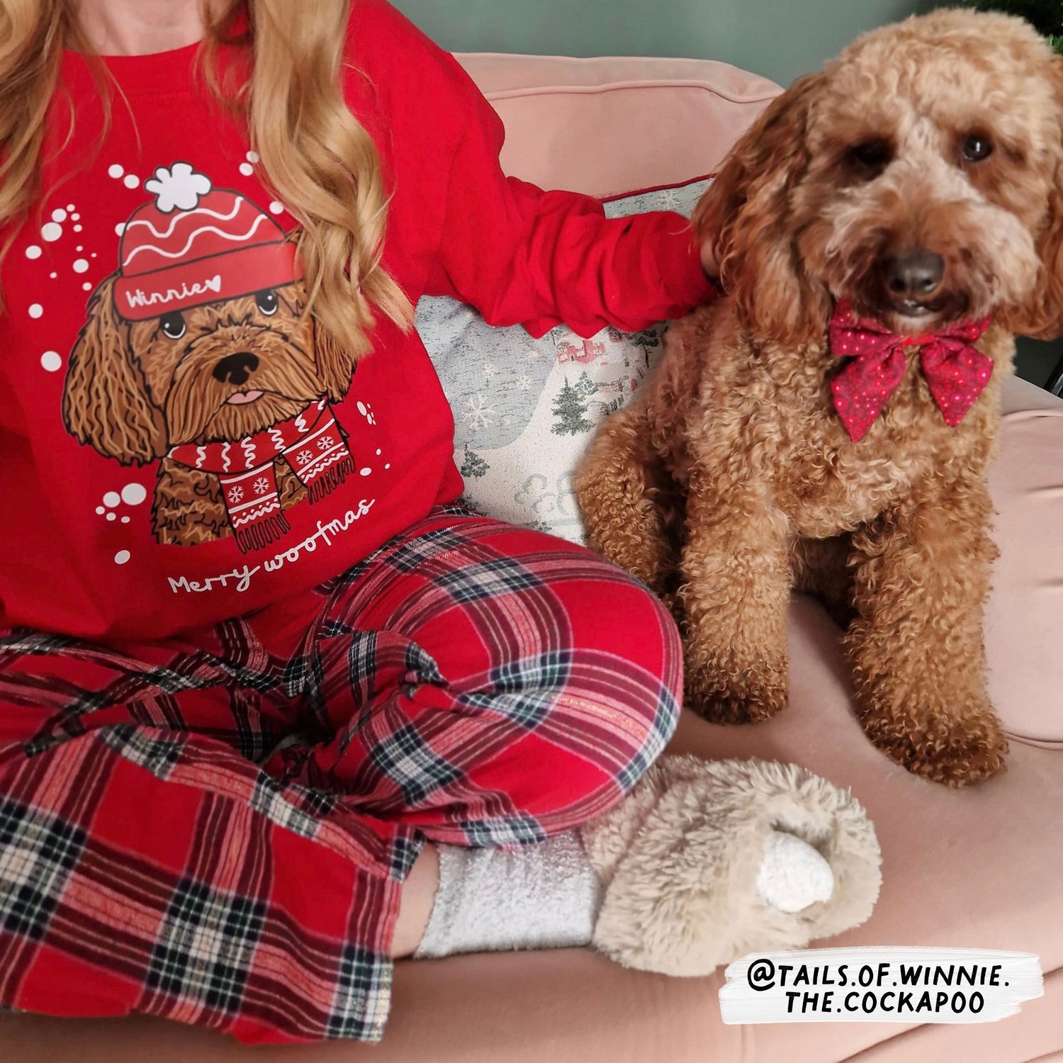 Personalised Merry Woofmas Christmas Jumper