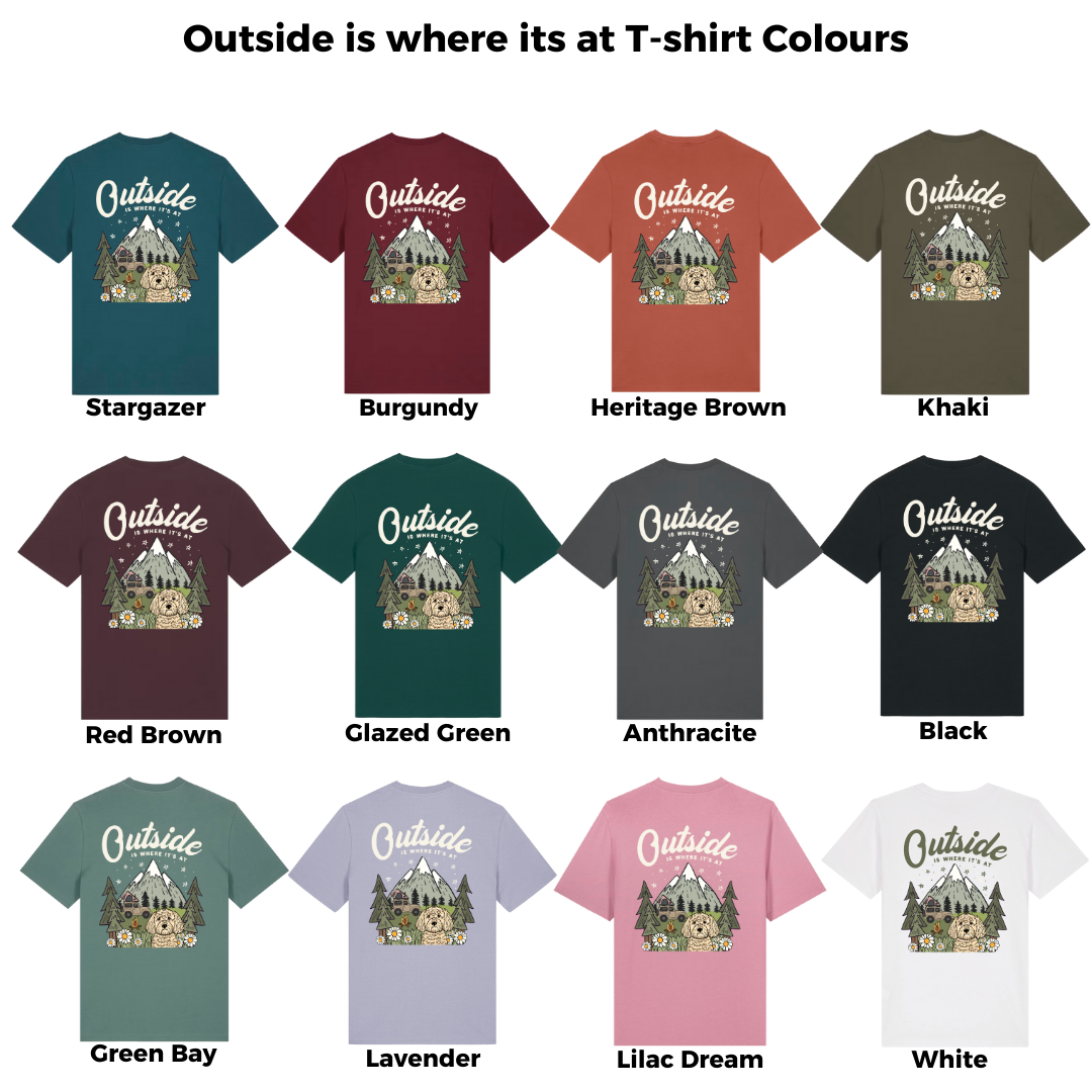 Outside is Where it's at T shirt