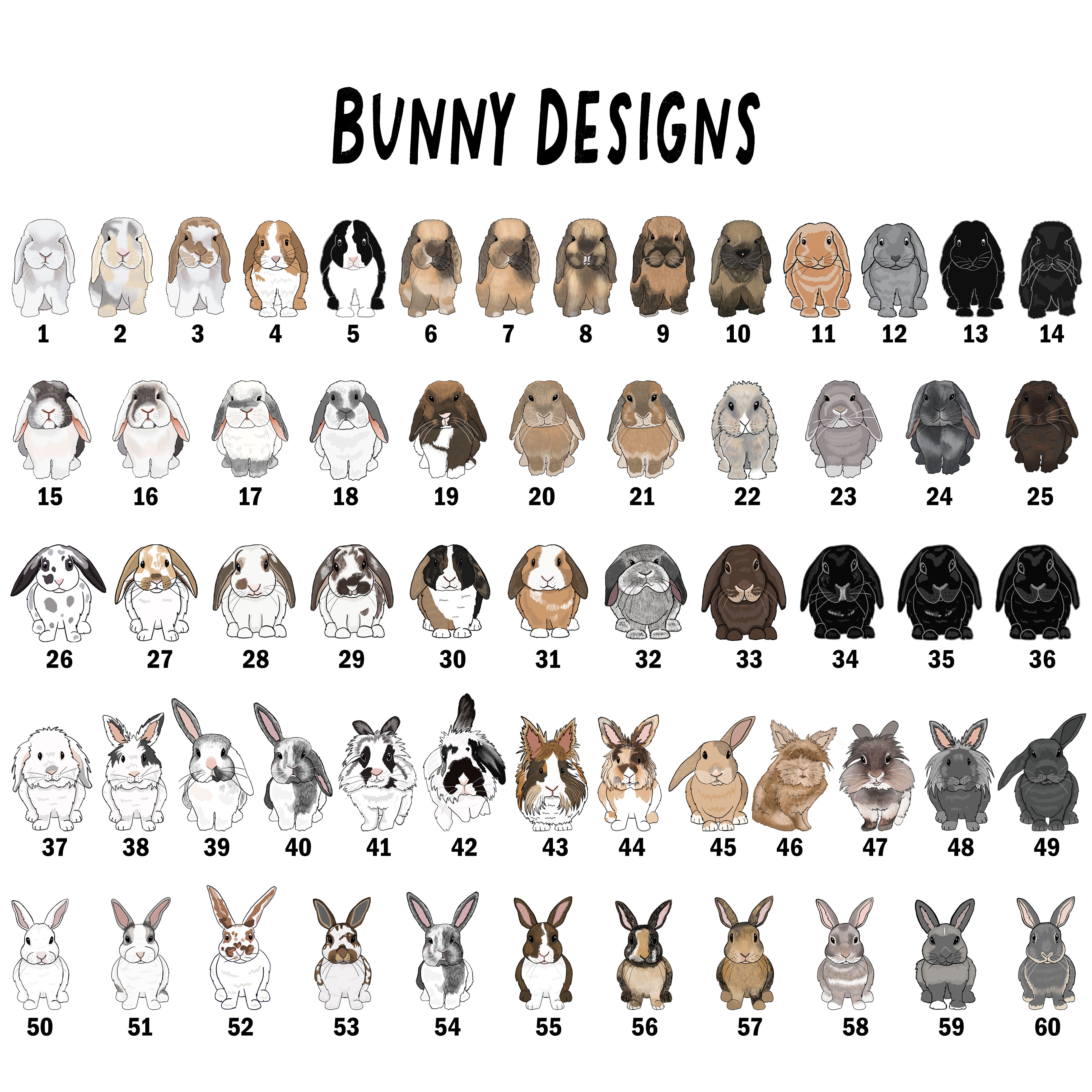 Personalised Bunny Dainty Hearts Mug