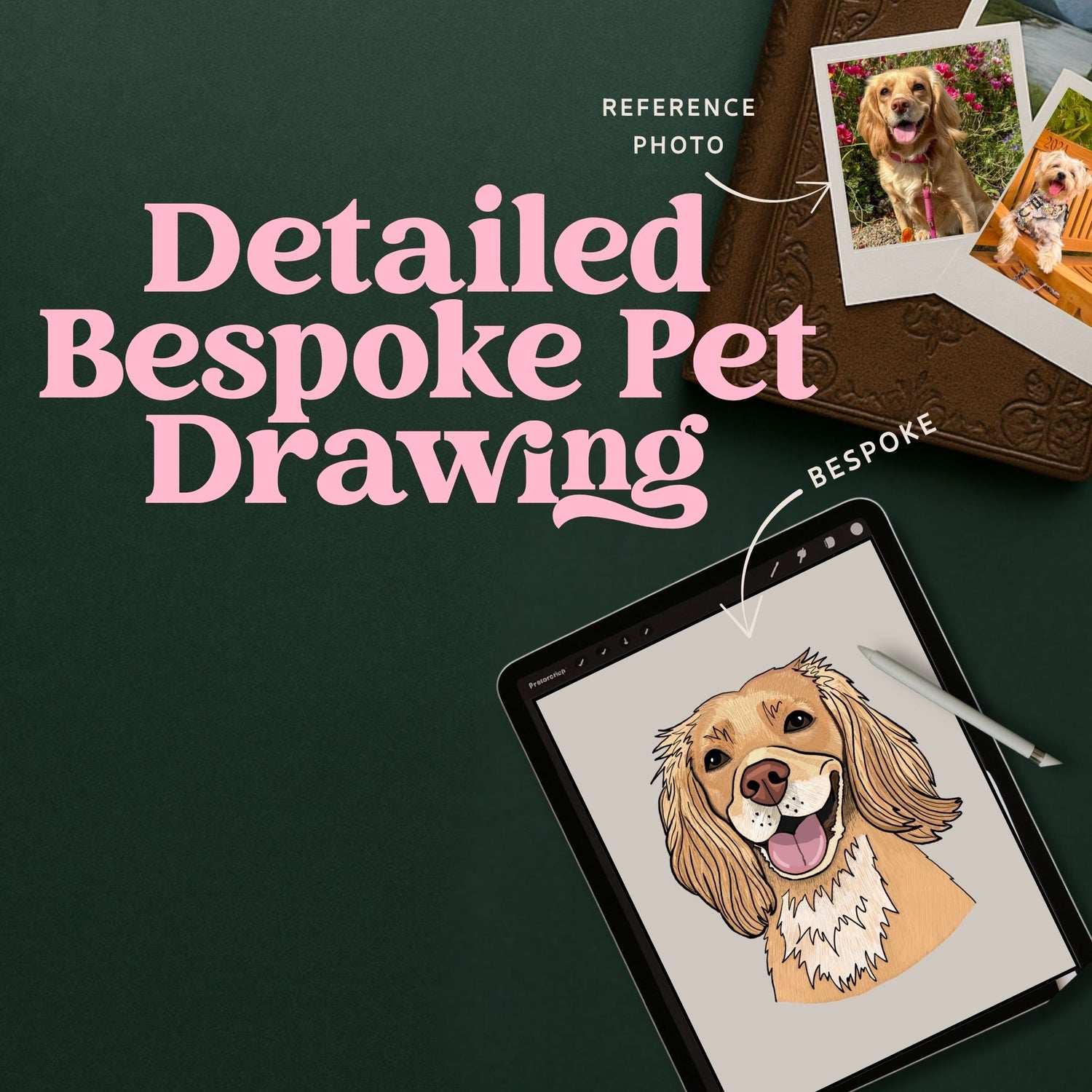 Detailed Bespoke Drawing and A4 Print