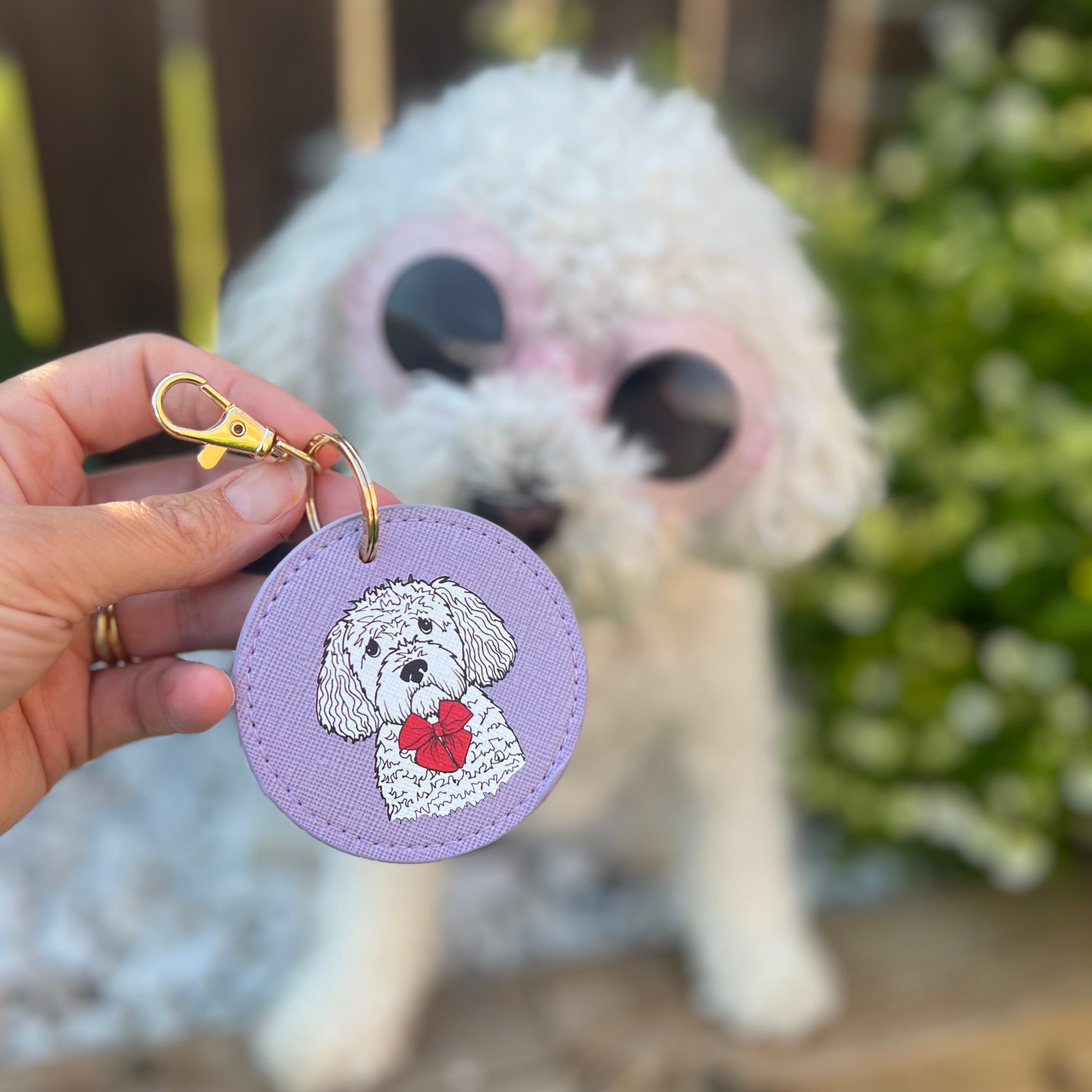 Personalised Key Ring with your Dog on