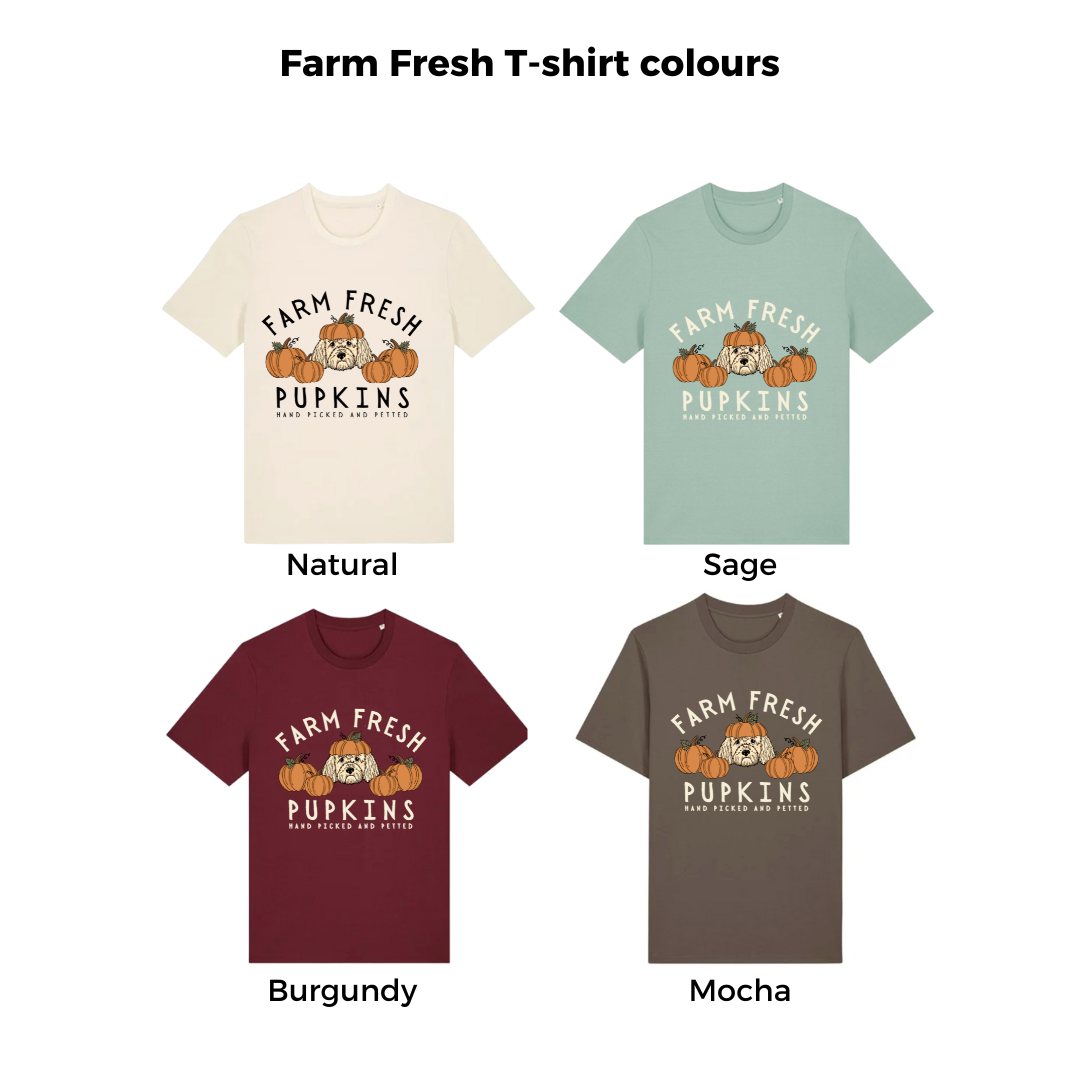 Personalised Farm Fresh Pumpkins T-Shirt