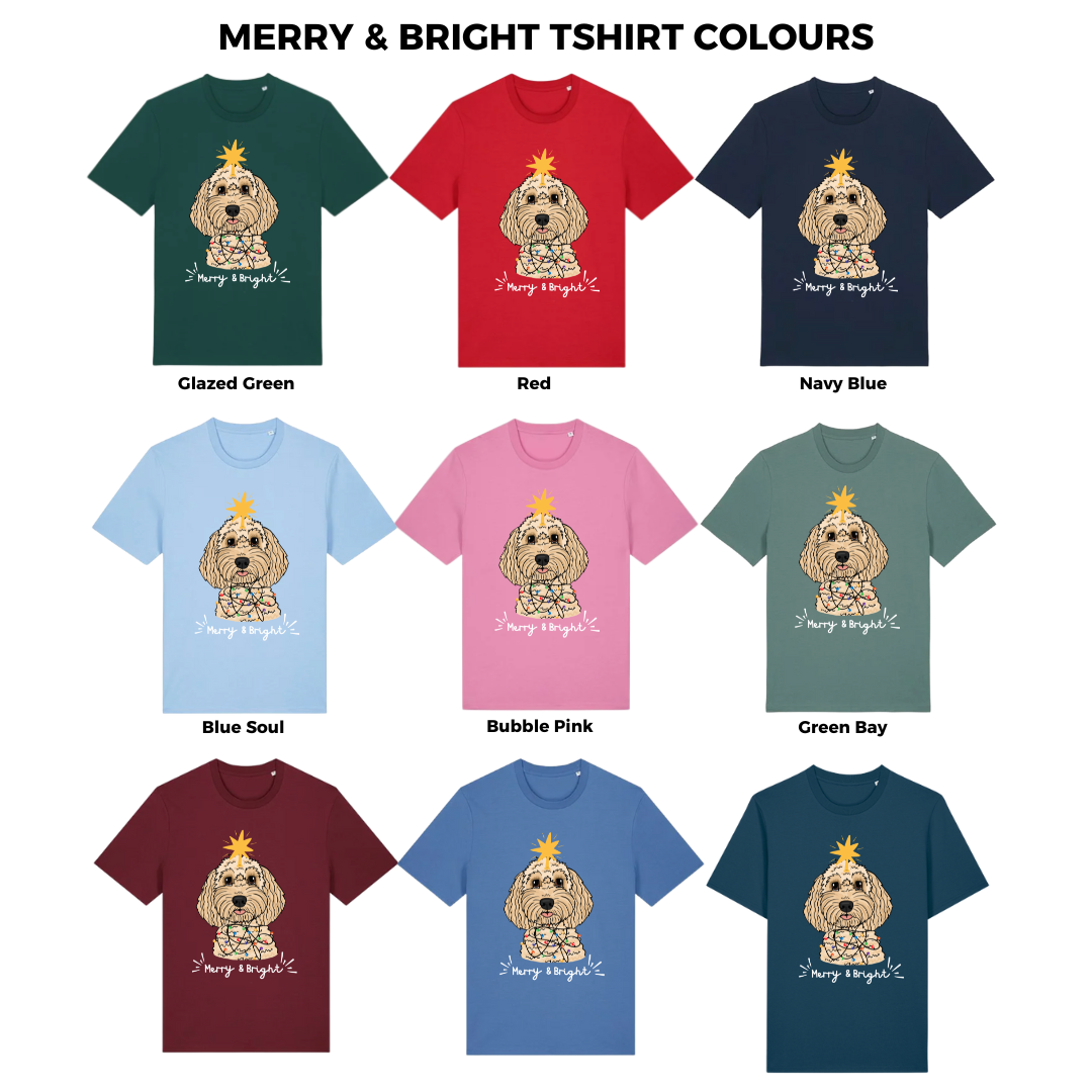 Merry & Bright Christmas T shirt