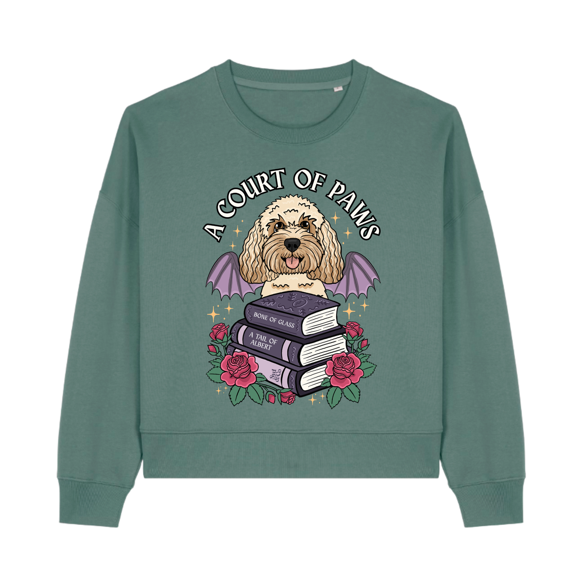 Personalised Court of Paws Boxy Sweatshirt