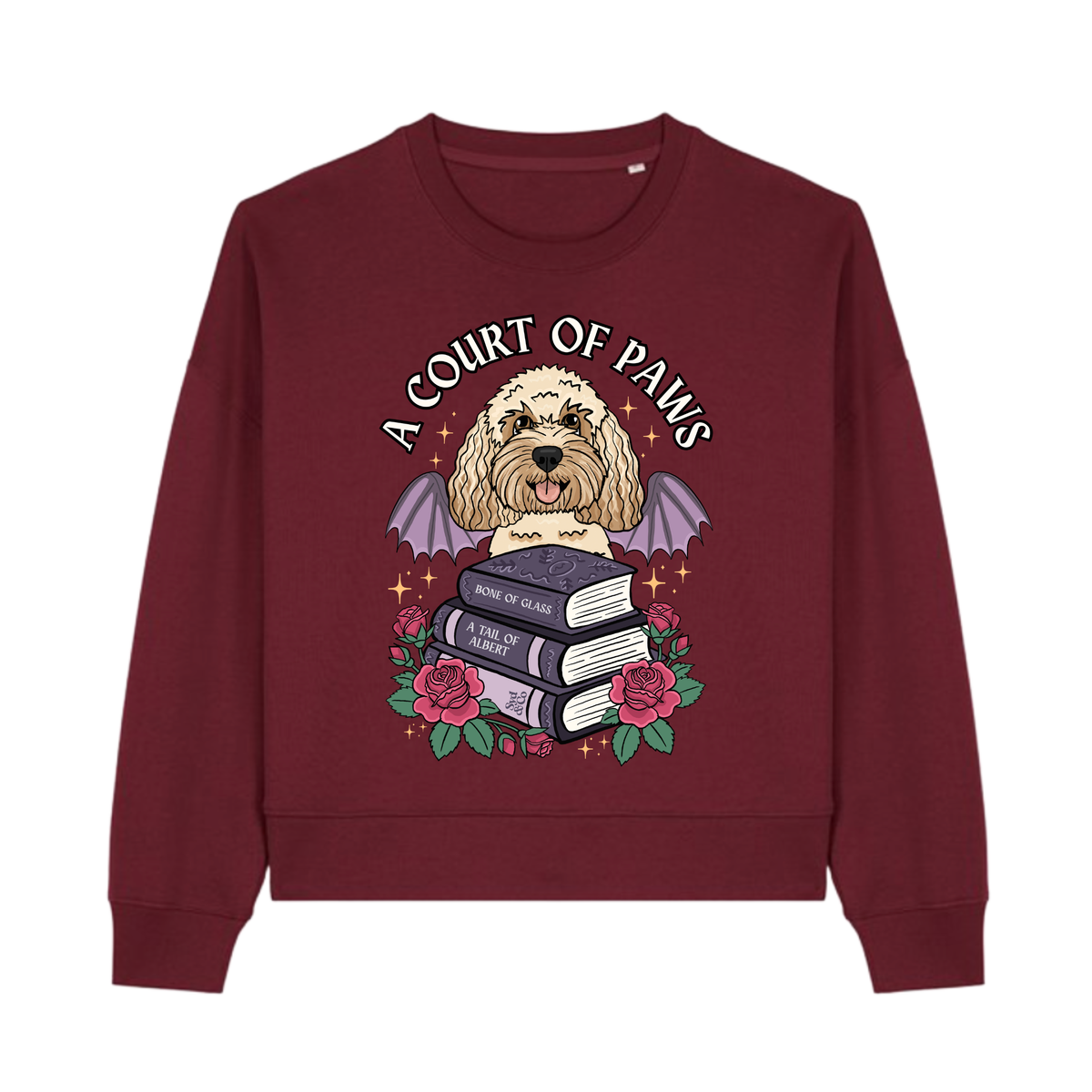 Personalised Court of Paws Boxy Sweatshirt