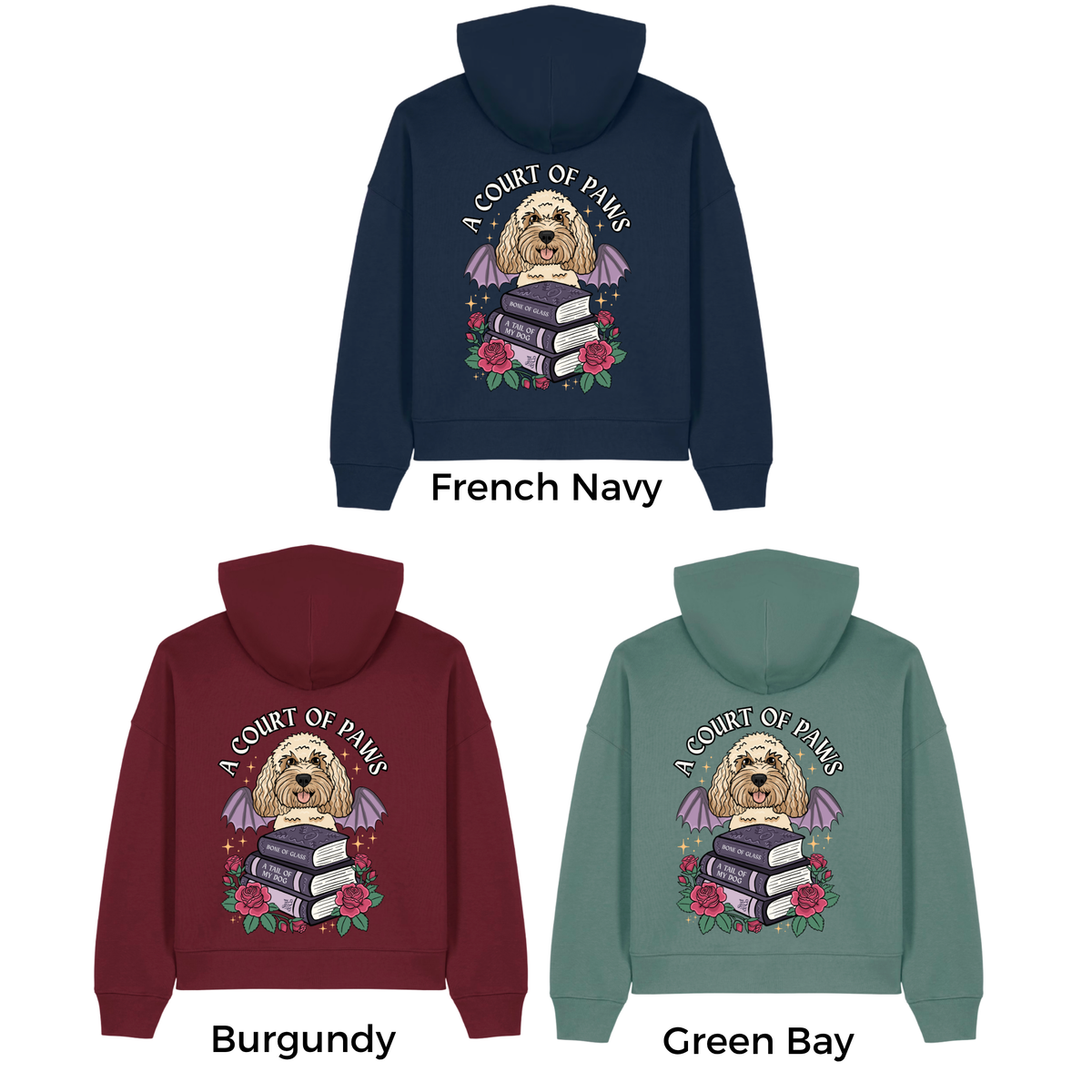 Personalised Court of Paws Boxy Hoody