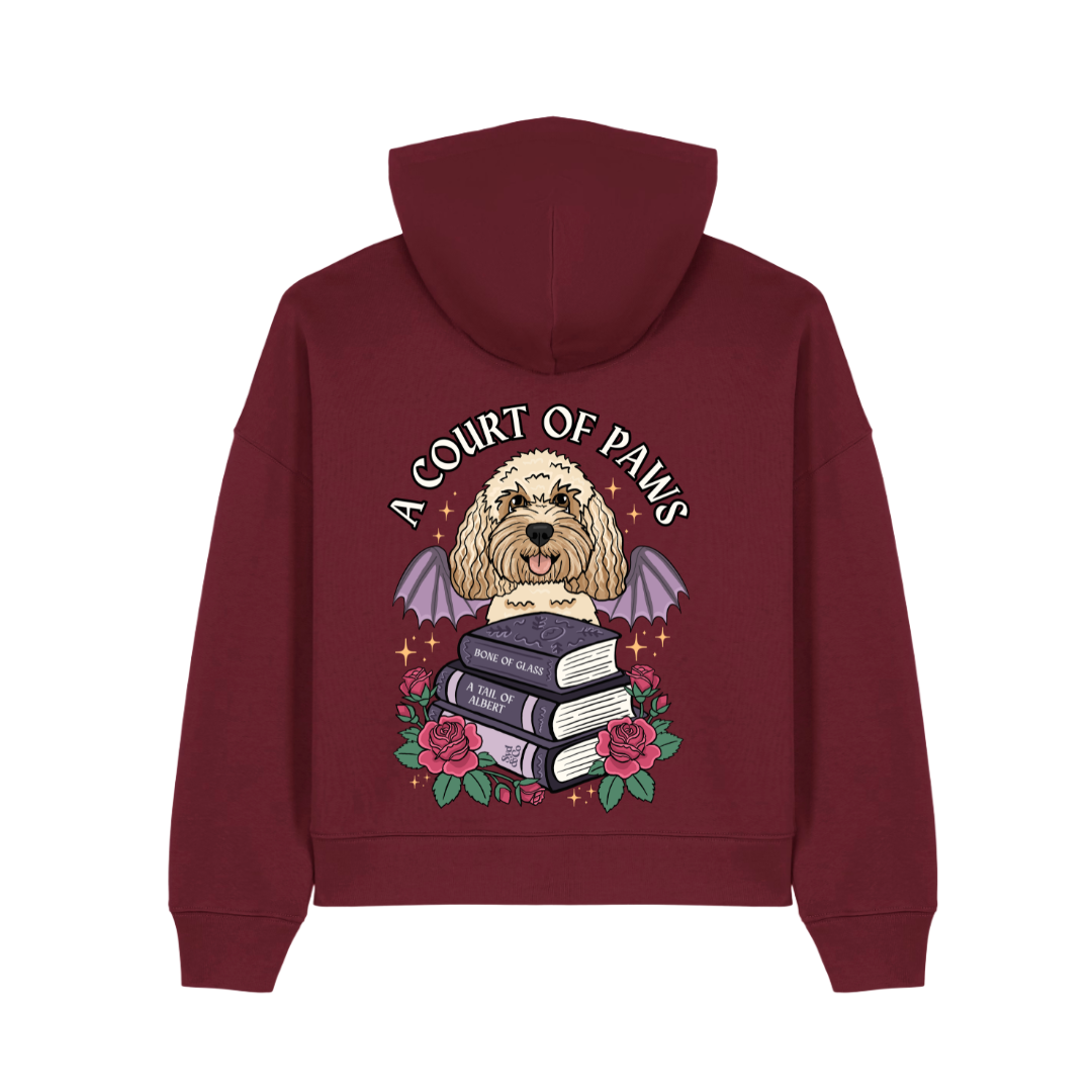 Personalised Court of Paws Boxy Hoody