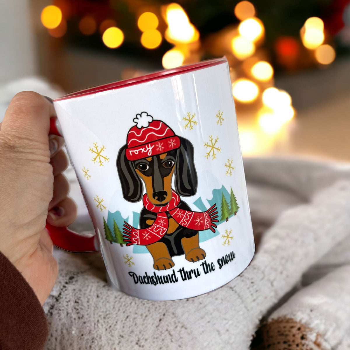 Dachshund through the Snow Mug