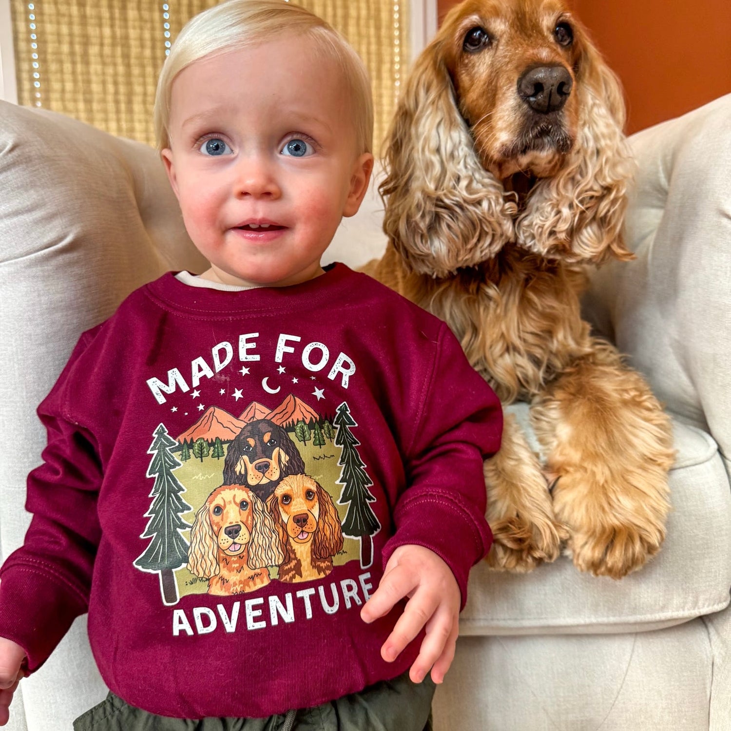 Made to adventure Kids Sweatshirt