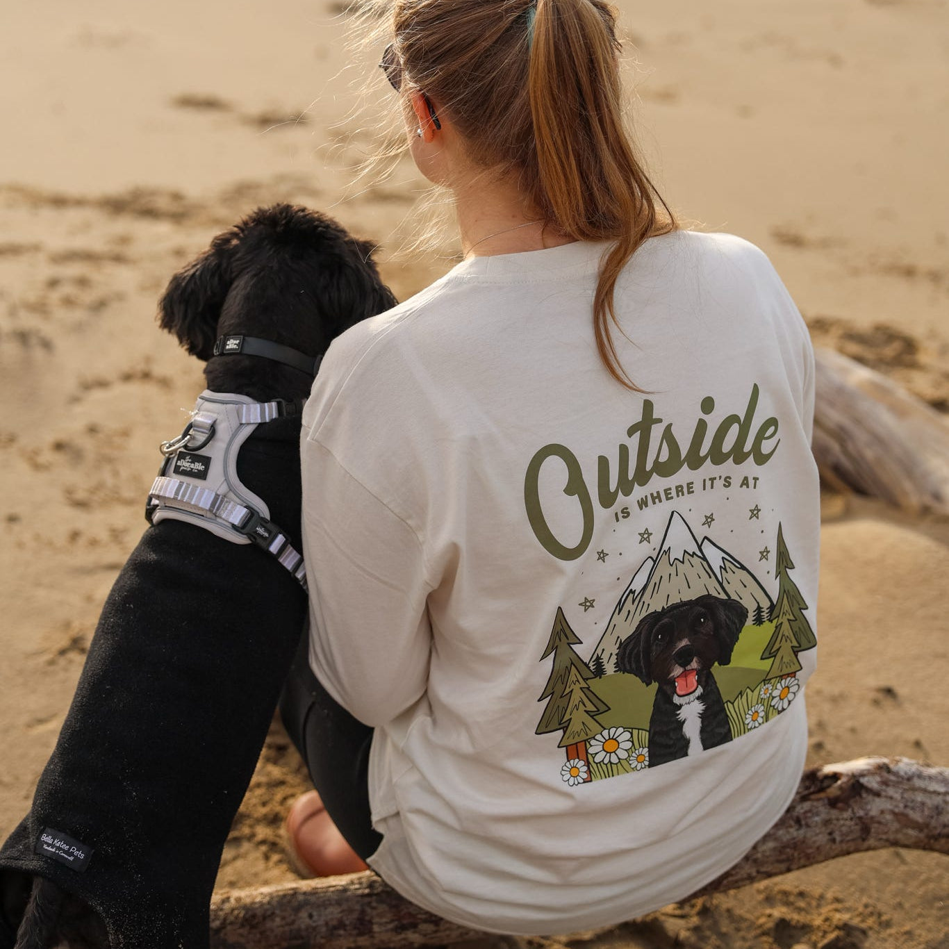 Outside is where it's at Organic Long Sleeve T-Shirt