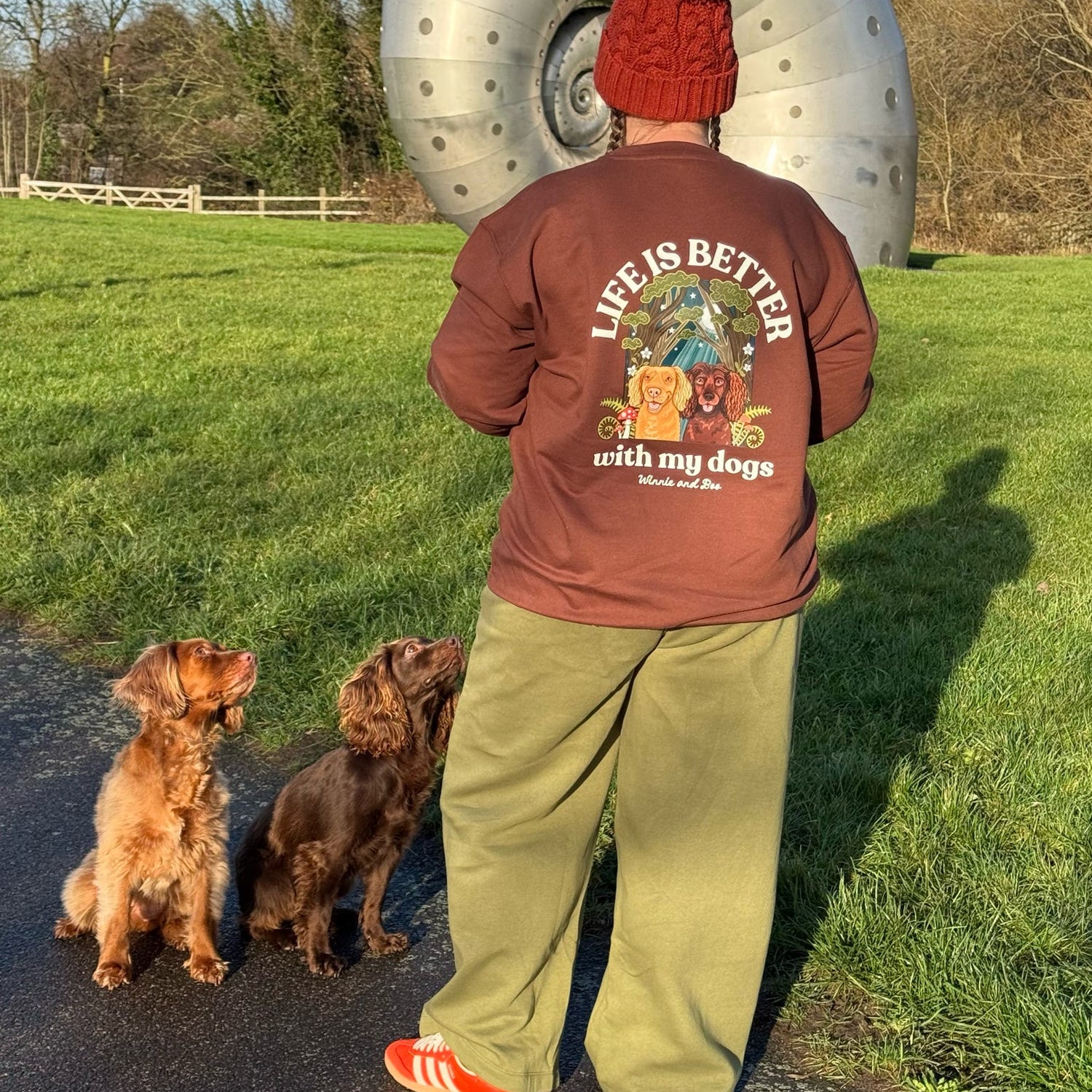 Forest Life is Better with your dog Sweatshirt