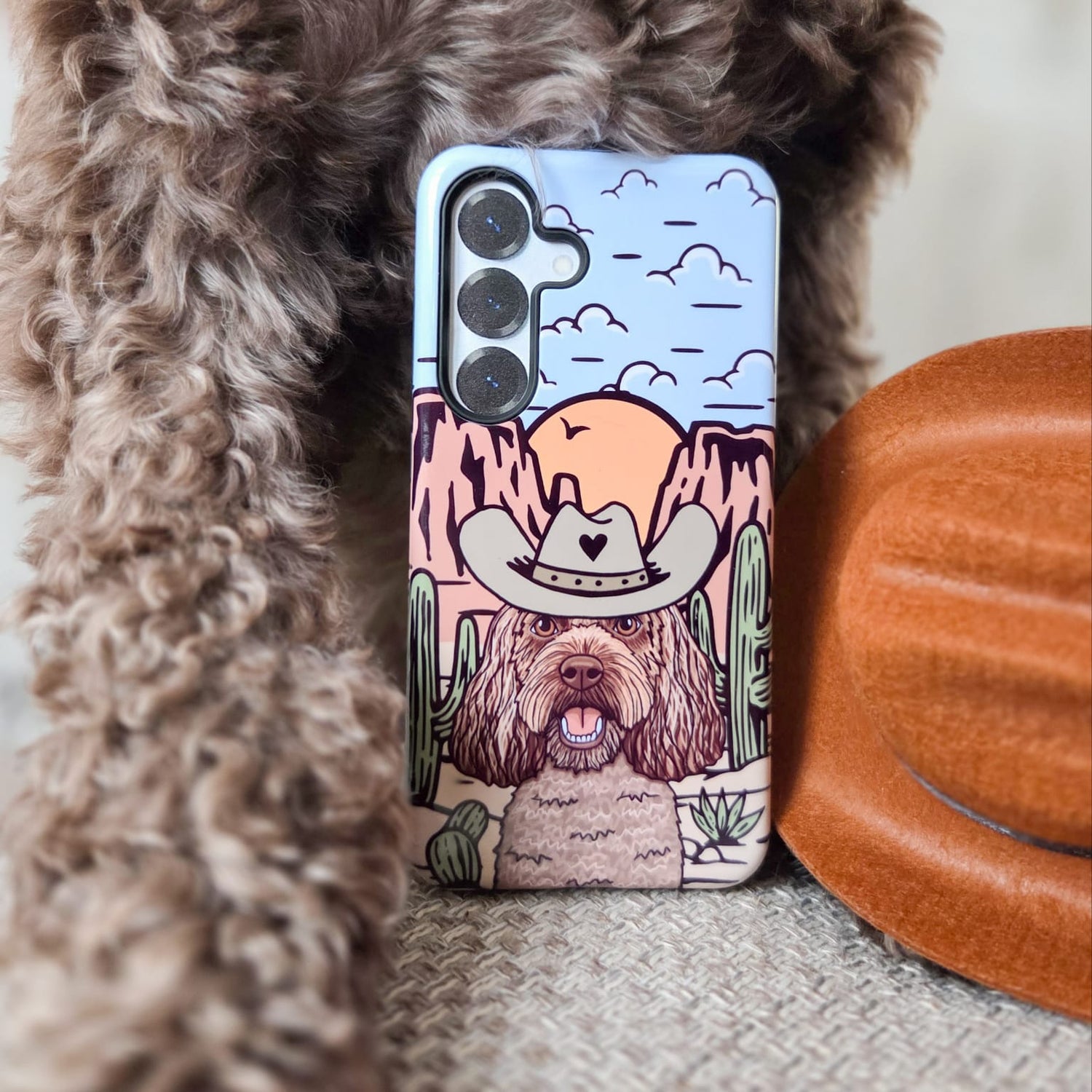 Personalised Wild Like the West Mobile Phone Case